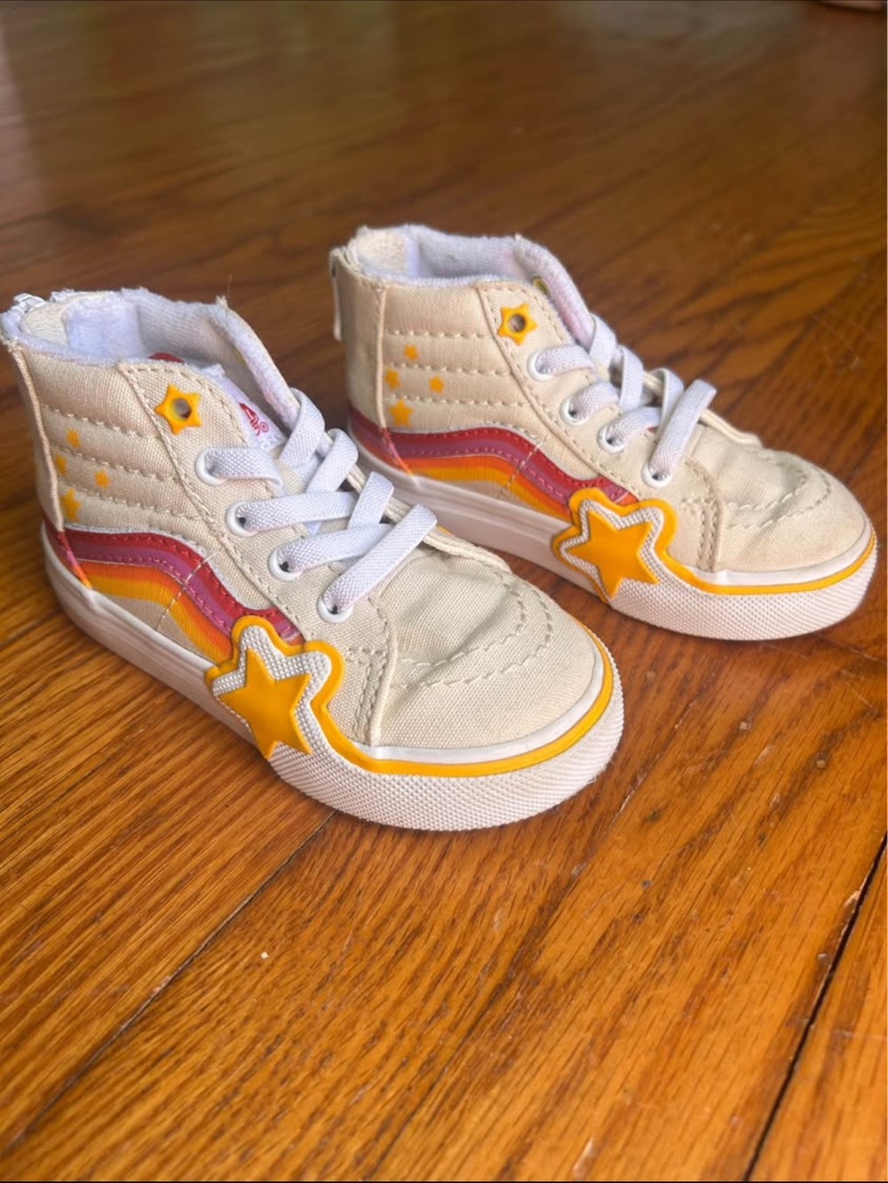 Vans SK8 Hi zip Rainbow Star shoes
